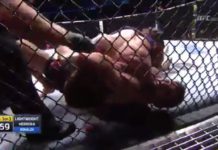 WIDEO: Czwarte w historii UFC duszenie „Von Flue” na UFC FN 114