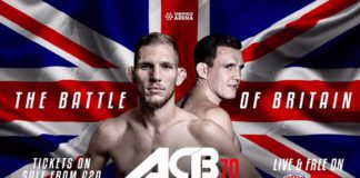 ACB 70: The Battle Of Britain – transmisja oraz wyniki na żywo od 19:00
