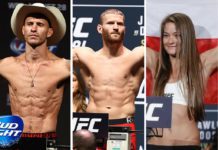 Piątkowe ważenie przed galą UFC w Gdańsku otwarte dla fanów