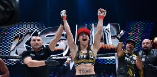 Ariane Lipski po udanej obronie pasa mistrzowskiego KSW na gali w Dublinie
