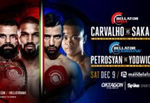 Mistrz Bellator MMA, Rafael Carvalho, zmierzy się z Alessio Sakarą we Włoszech