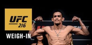 Ceremonia ważenia przed galą UFC 216 (WIDEO)