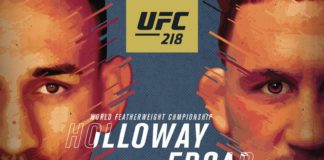 Oficjalny plakat gali UFC 218: Holloway vs. Edgar