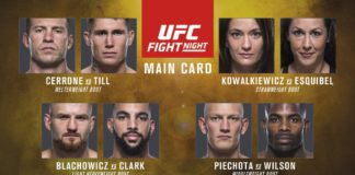 UFC Fight Night 118 w Gdańsku – wyniki
