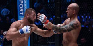 David Zawada po walce z Maciejem Jewtuszko na KSW 40 w Dublinie