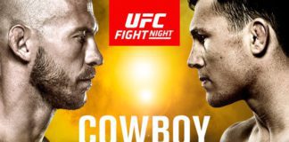 Oficjalny plakat i rozpiska gali UFC w Polsce