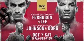 Wyniki wczesnego ważenia przed UFC 216: Ferguson vs. Lee
