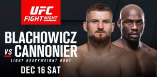 Błachowicz kontra Cannonier na gali UFC on FOX 26 w Kanadzie