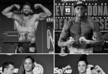 Bellator 186 – wyniki ważenia