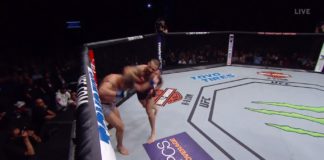 WIDEO: Matt Brown potężnym łokciem nokautuje Diego Sancheza na UFC FN 120