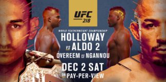 UFC 218: Holloway vs. Aldo 2 – rozpiska gali