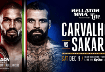 Bellator 190: Carvalho vs. Sakara – rozpiska dzisiejszej gali
