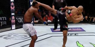 WIDEO: Jacare Souza nokautuje Dereka Brusnona w pierwszej rundzie na UFC on FOX 27