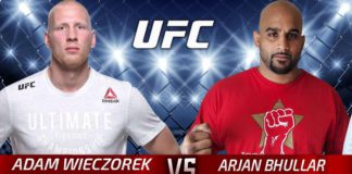 UFC oficjalnie potwierdza walkę Wieczorka z Bhullarem