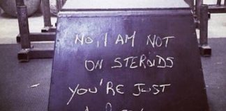 Zdjęcie dnia: Nie biorę sterydów, po prostu to Ty jesteś pi*dą