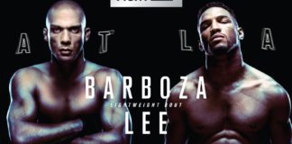 Oficjalny plakat UFC Figh Night 128: Lee vs Barboza