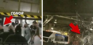 Awantura przed UFC 223! Ekipa Conora McGregora demoluje parking