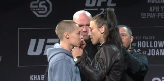 WIDEO: Spotkania twarzą w twarz głównych bohaterów gali UFC 223