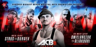Saidov, Różański oraz Omielańczuk w karcie ACB 91 w Londynie