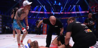 Łukasz Rajewski po szybkim poddaniu Leo Zulica na KSW 44