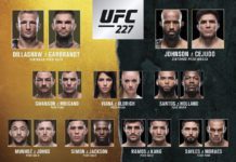UFC 227: Dillashaw vs. Garbrandt 2 – wyniki