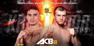 Brett Cooper wypada z ACB 89, Ciro Rodrigues w jego miejsce