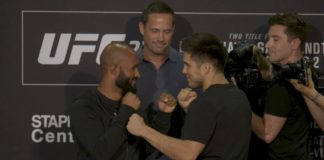 WIDEO: Spotkania twarzą w twarz głównych bohaterów gali UFC 227