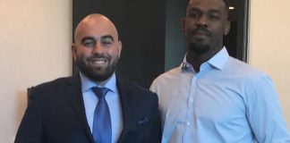 Jon Jones z wizytą w siedzibie UFC
