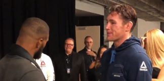 Ogromny szacunek po walce – zobacz spotkanie Tilla z Woodleyem za kulisami gali UFC 228