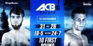 ACB 90: Moscow z udziałem Marcina Helda – rozpiska gali ACB 90 Marcin Held