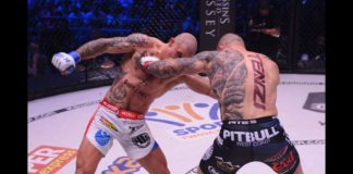 Damian Janikowski cały we krwi po porażce z Michałem Materlą na KSW 45