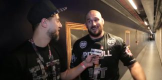 Phil De Fries po poddaniu Karola Bedorfa na KSW 45