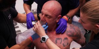 Wagner Prado tuż po znokautowaniu Łukasza Parobca na KSW 45