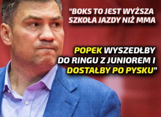 Dariusz Michalczewski o wyższości boksu nad MMA: „Popek dostałby po pysku”