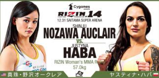 Polska wojowniczka na gali Rizin 14 w Japonii