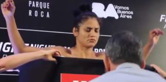 Fatalny widok! Cynthia Calvillo półprzytomna na ważeniu przed UFC w Argentynie