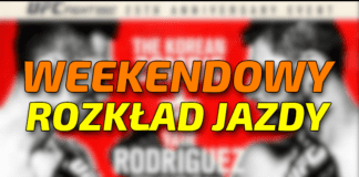 Weekendowy rozkład jazdy (09.11 – 11.11.2018)