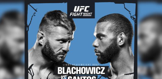 plakat UFC w Pradze