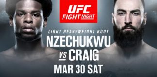 Niepokonany Nigeryjczyk rywalem Paula Craiga na UFC on ESPN 2 w marcu