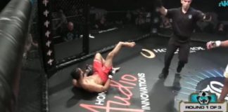 Koszmarne złamanie nogi na lokalnej gali MMA w USA (WIDEO)