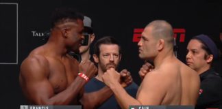 Ważenie dla fanów przed gala UFC w Phoenix: Ngannou vs Velasquez (WIDEO)