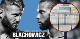 Karty punktowe po gali UFC w Pradze