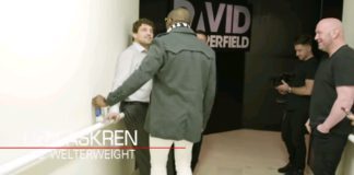 Ben Askren prowokuje Kamaru Usmana za kulisami konferencji prasowej UFC 235