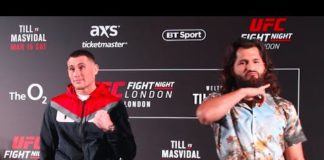 Spotkania „twarzą w twarz” przed galą UFC w Londynie