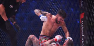 Filip Pejić po znokautowaniu Filipa Wolańskiego na KSW 48
