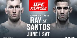 Leonardo Santos vs. Stevie Ray na UFC on ESPN+ 10 w Szwecji