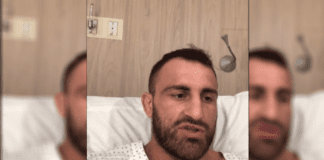 WIDEO: Alexander Volkanovski pokazuje zainfekowaną stopę WIDEO: Alexander Volkanovski pokazuje zainfekowaną stopę