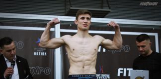 Łukasz Demczur po pokonaniu Adama Brzezowskiego na Poznań Fight Show