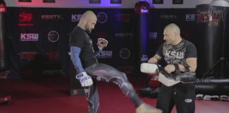 Artur Sowiński w idealnej formie na media treningu przed KSW 49