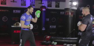 Karol Bedorf pokazuje fanom, co potrafi na media treningu przed KSW 49
